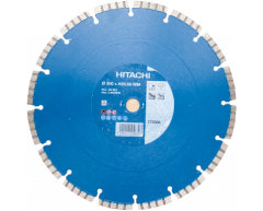 Диск алмазный по бетону Hitachi Laser Pro 773009, сухая Тип резки, 300 Диаметр диска, 25.4 Посадочный диаметр, 2.8 Толщина алмазного слоя, 10 Высота алмазного слоя