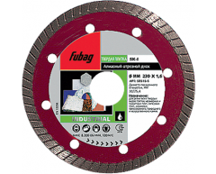 Диск алмазный по керамограниту Fubag SK-I 58618-6, мокрая Тип резки, 350 Диаметр диска, 30/25.4 Посадочный диаметр, 2.2 Толщина алмазного слоя, 7.5 Высота алмазного слоя