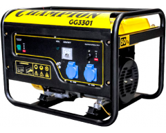 Бензиновый генератор Champion GG 3301, 230 В, 2.8 кВт