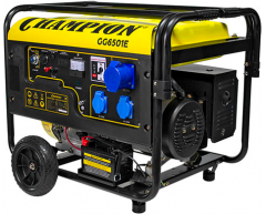 Бензиновый генератор Champion GG 6501 E ATS, 230 В, 5.0 кВт