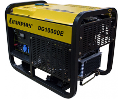Дизельный генератор Champion DG 10000 E, 230 В, 10 кВт